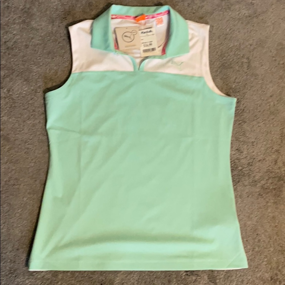Brand new with tags on women’s golf shirt
